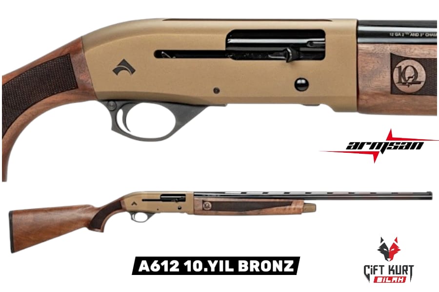 ARMSAN A612 10.YIL BRONZ OTOMATİK YİVSİZ AV TÜFEĞİ